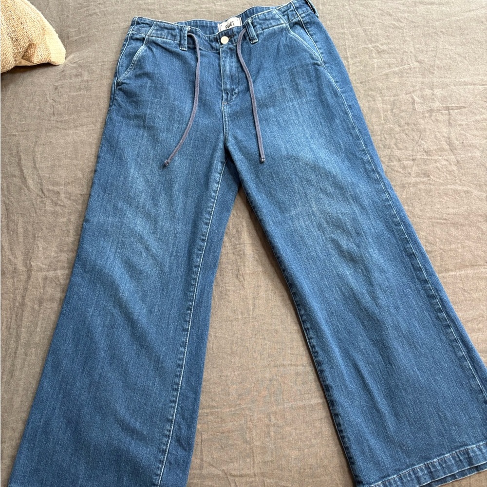 PAIGE Denim Flare Wide-Leg Jeans